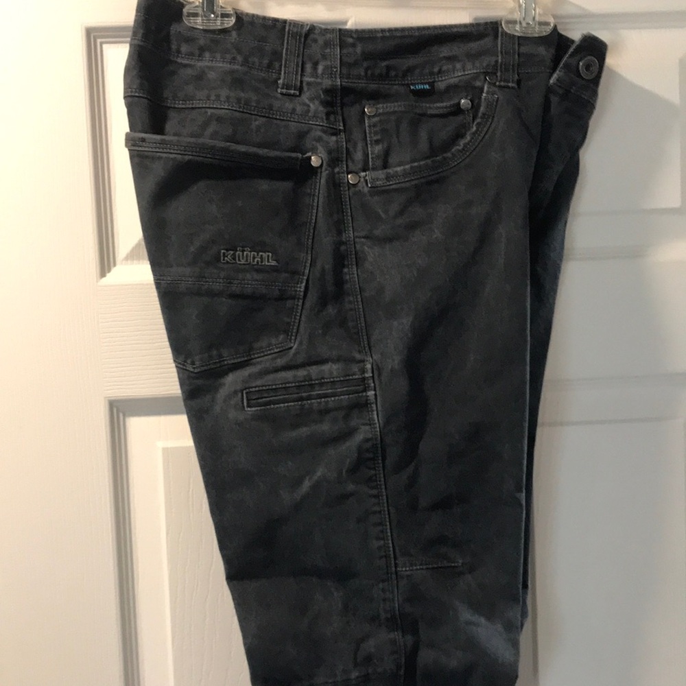 Kuhl brand black washed denim Ryder 30x30